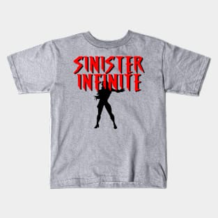 SINISTER INFINITE Female (Black Silhouette) Kids T-Shirt